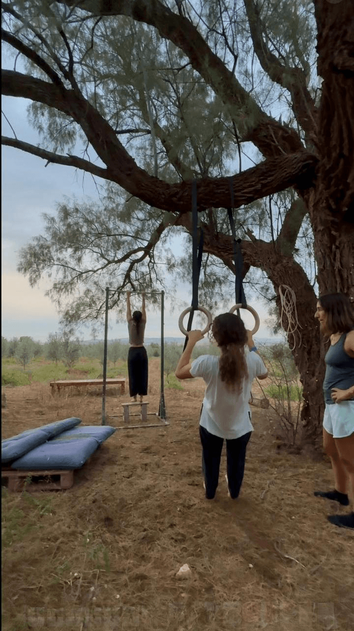 Kids training and play area at Farm El Baya